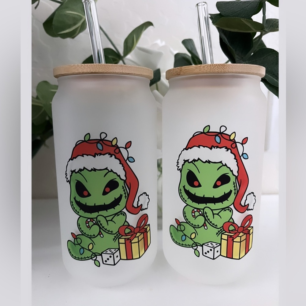 Oogie boogie Glass Cup